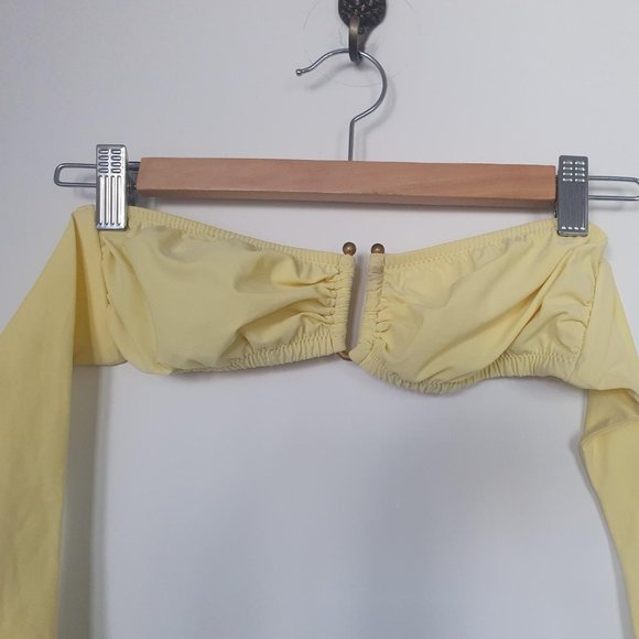NWOT Yellow Lisa Curran Bikini Set - Size Medium - Picture 4 of 12